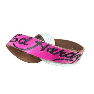 Ed Hardy | Accessories | Ed Hardy White And Pink Womens Belt  display picture 1